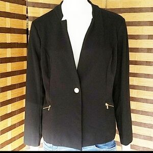 Chico's Part spandex jacket, zip pockets